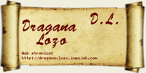Dragana Lozo vizit kartica